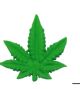 Royal Icing Marijuana Leaf 4pc