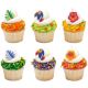 Tropical Vibes Sugar Decorations 6 pc