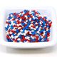 Mini Red White Blue Star Quins 4 oz