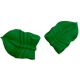 Royal Icing 1.5 inch Green Leaf 15 pieces