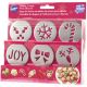 Christmas Cookie Press Discs 6 pieces