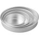 Round 2 inch Deep Cake Baking Pan Set 4 pieces