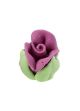 Royal Icing 0.75 inch Fuchsia Rosebud 12 pieces