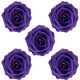 Foam Rose Purple 5 pc