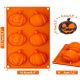 Silicone Pumpkin Jack O Lantern Pan Mold