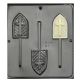 Cross Church Window Lollipop Choc Mold