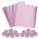 3x3 Pink Candy Foil Wrappers 125 pieces