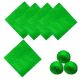 4x4 Green Candy Foil Wrappers 125 pieces