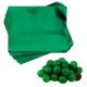 4x4 Dark Green Candy Foil Wrappers 125 pieces