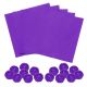 4x4 Purple Candy Foil Wrapper 125 pieces