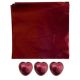 4x4 Burgundy Candy Foil Wrappers 125 pieces