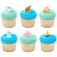 Sea Friends Sugar Decorations 6 pc