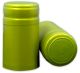 Metallic Lime Green Wine Bottle Shrink Capsule 30 pieces