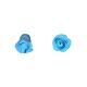 Gumpaste 1 inch Blue Rosebud 6 pieces