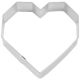 Geo Heart 3.5 inch Cookie Cutter