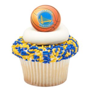 Golden State Warriors Logo Sports NBA Edible Cake Topper Image