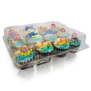 Mini High Top Muffin Cupcake Container